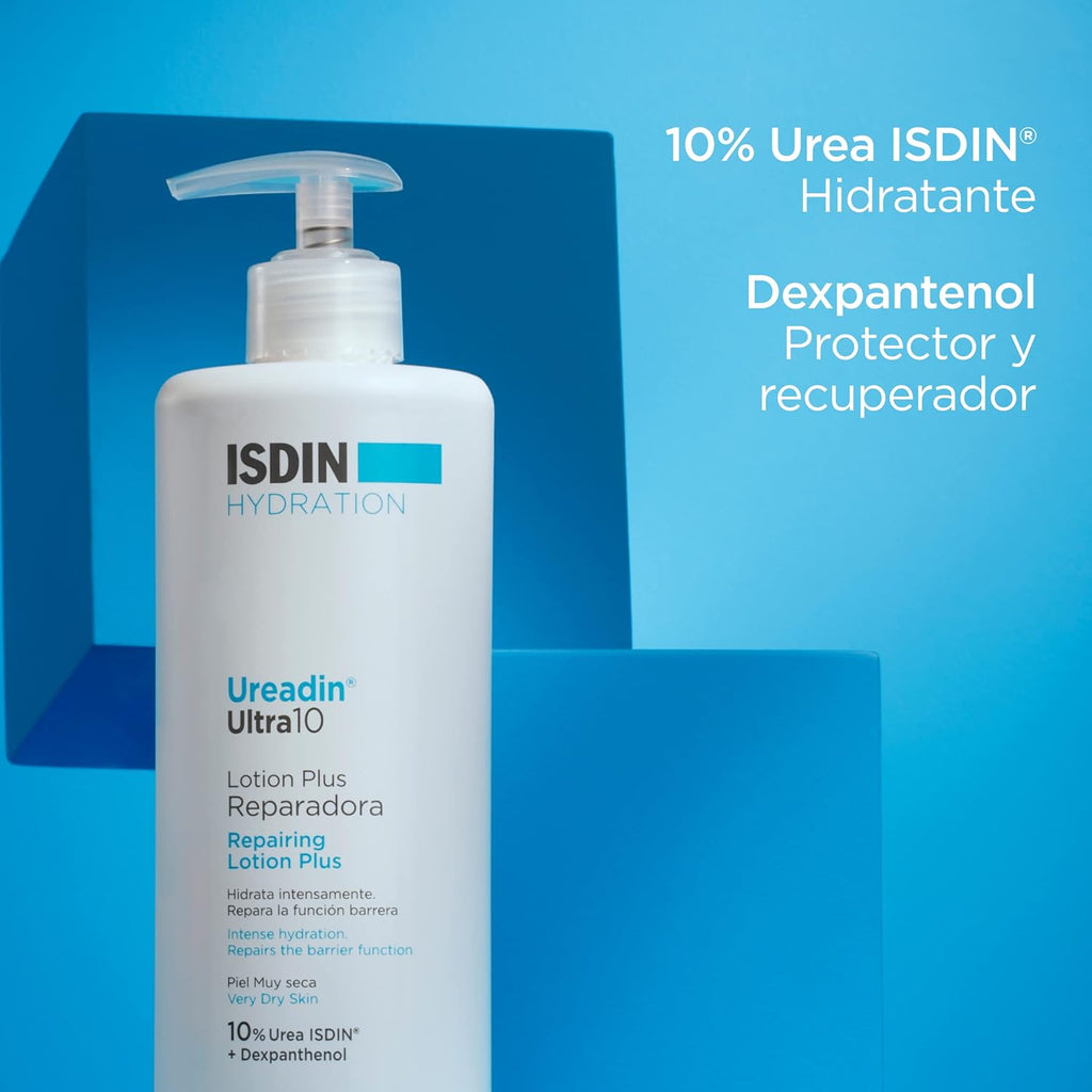ISDIN Ureadin Ultra 10 Loción plus Reparadora, 400 Ml (Paquete De 1)